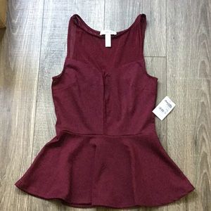 Charlotte Russe Peplum Blouse